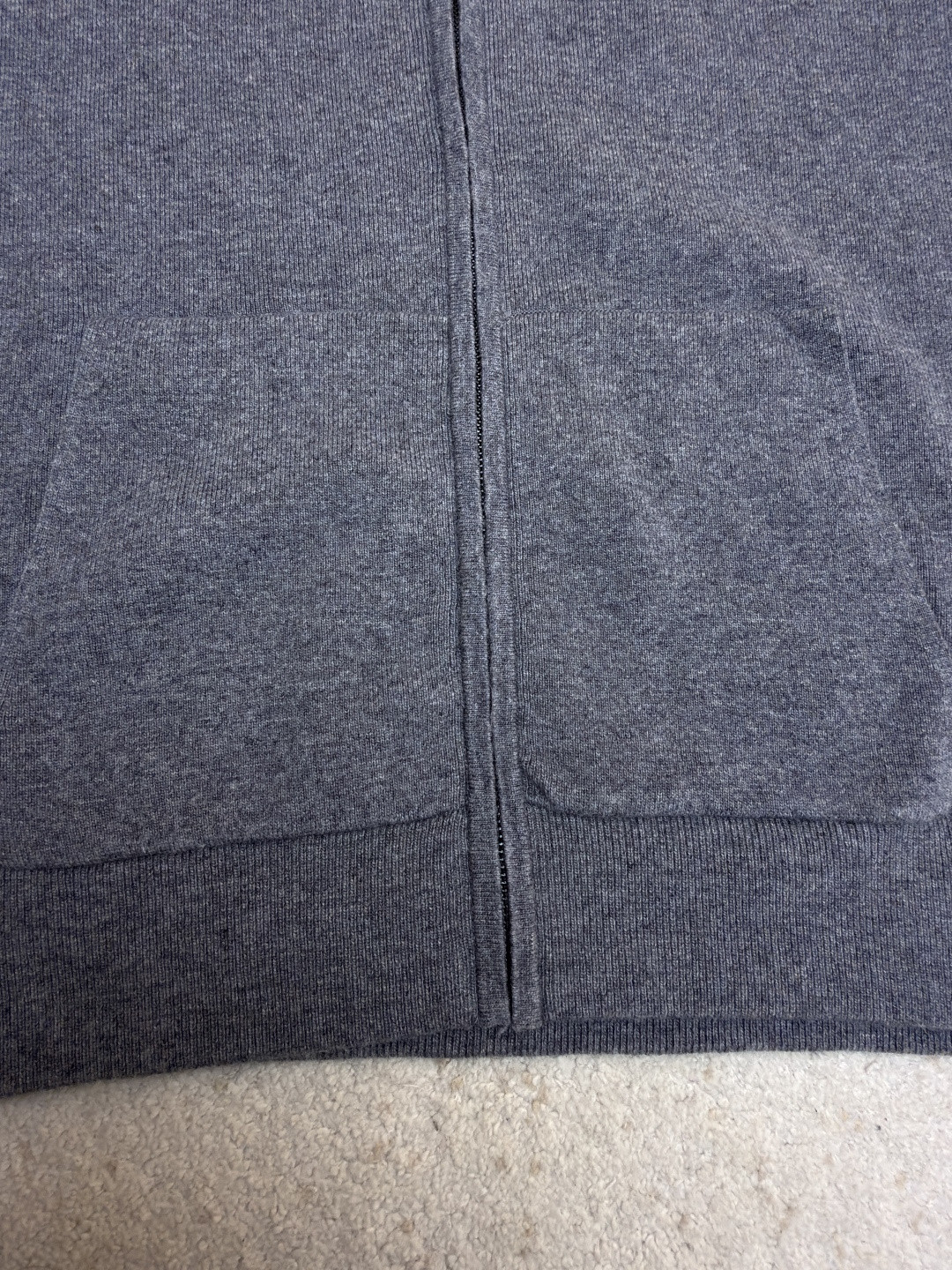 Burberry 巴宝莉 刺绣拉链开衫 连帽卫衣 毛衣 长袖 外套 灰色 蓝色 B0 81121341