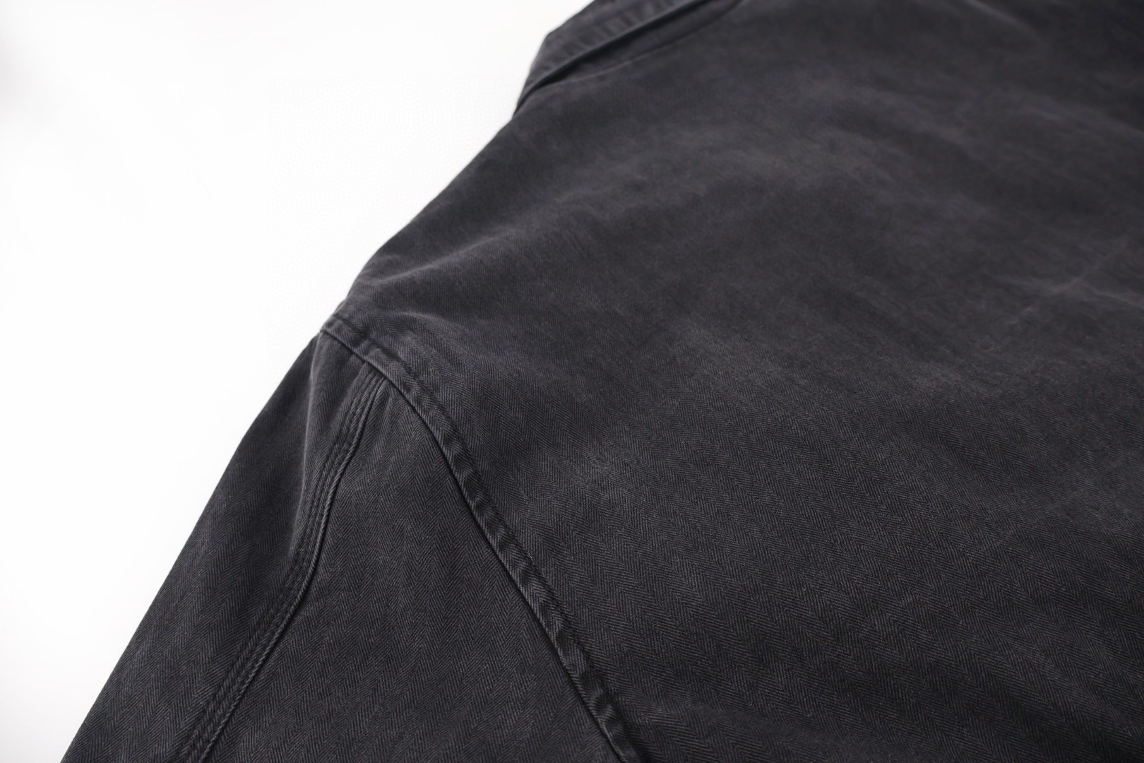 Chrome Hearts 克罗心 鱼骨纹水洗工装棉服 夹克 外套 长袖 黑色 C0