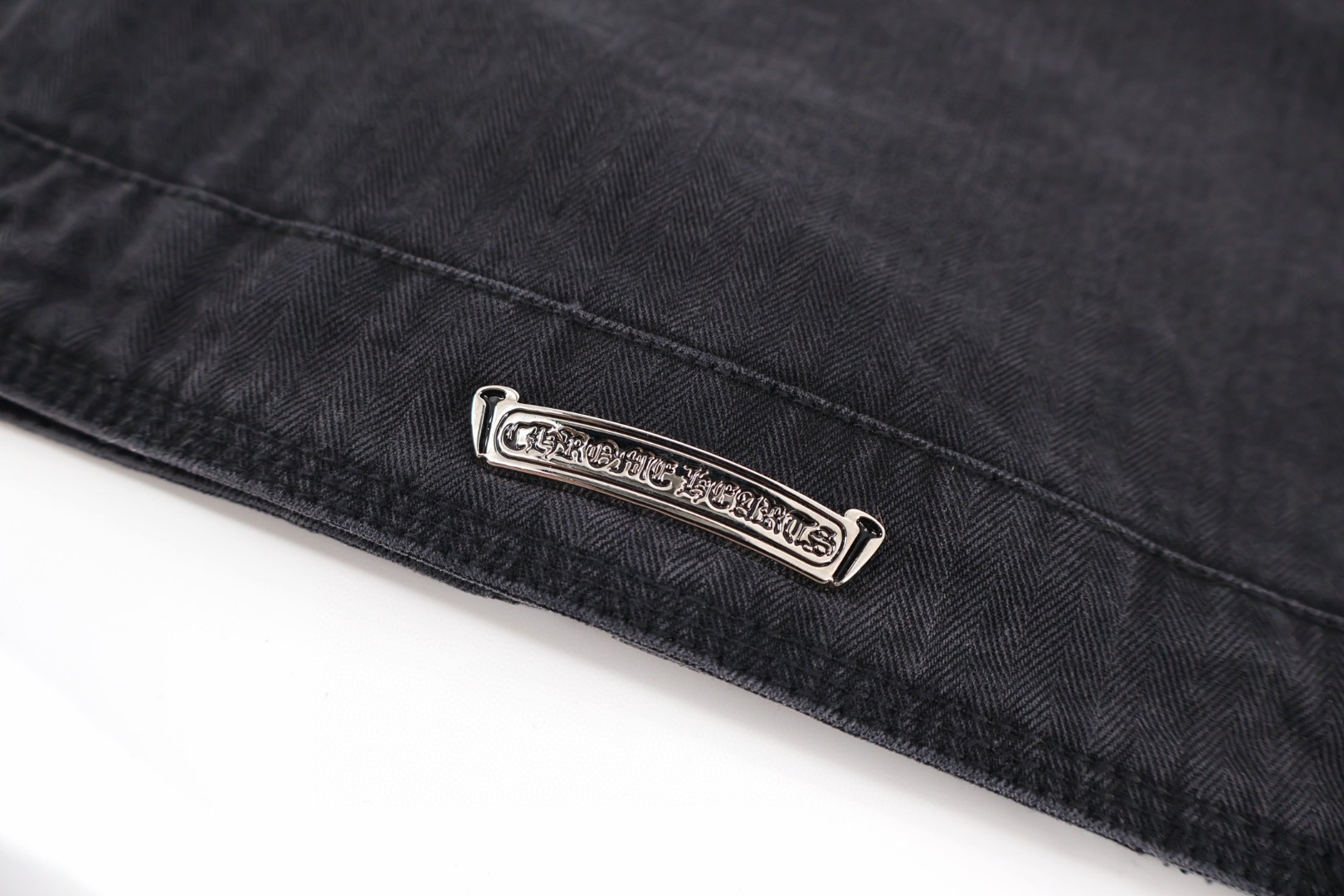 Chrome Hearts 克罗心 鱼骨纹水洗工装棉服 夹克 外套 长袖 黑色 C0