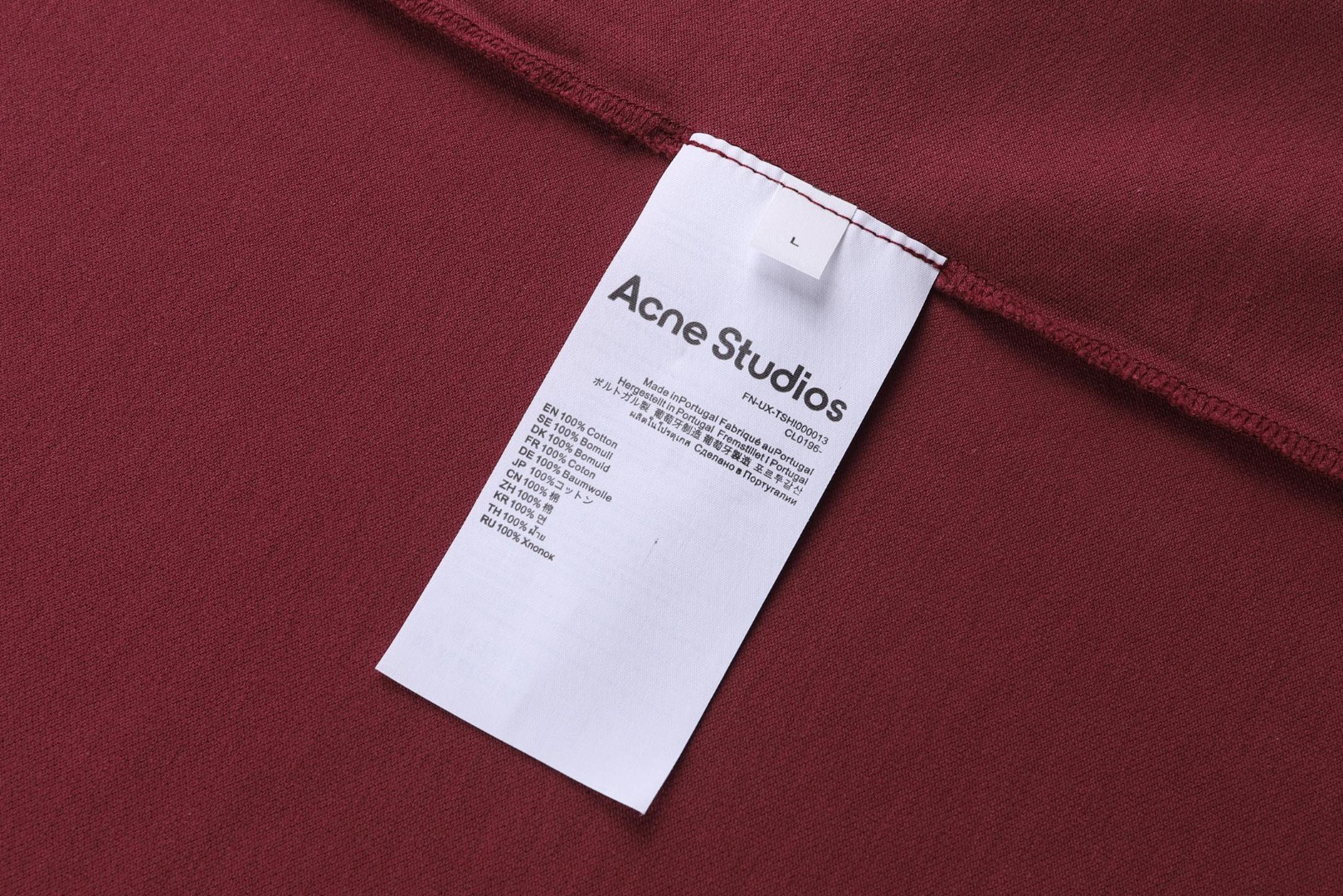 Acne Studios 翻领徽标刺绣Polo衫 T恤 短袖 黑色 红色 白色 A0 BL0433-900