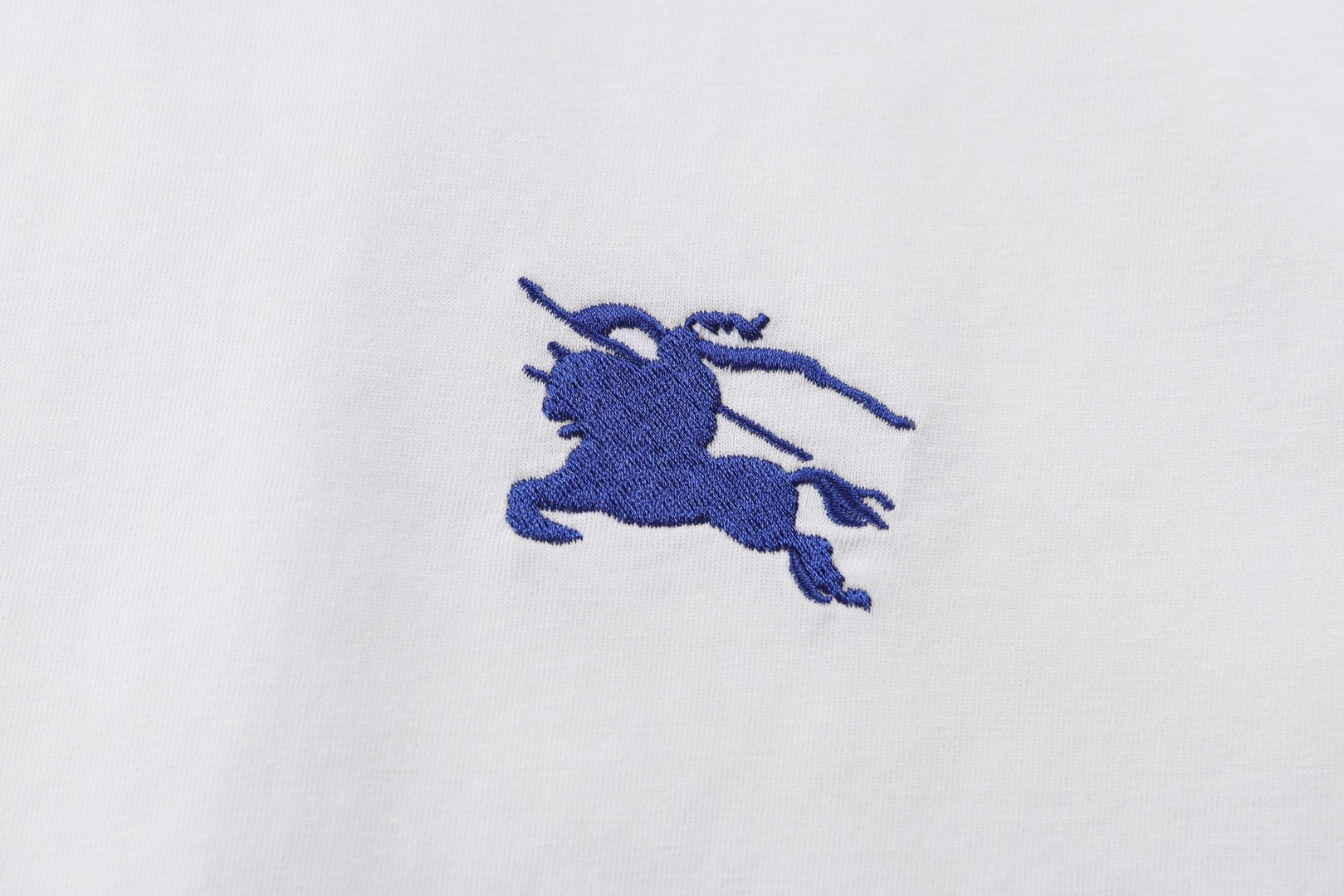 Burberry 巴宝莉  蓝马刺绣圆领T恤 短袖 夏季 白色 黑色 A0 80882951