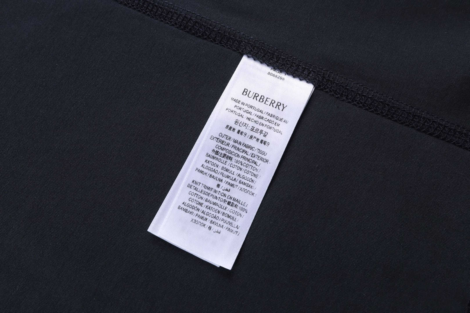 Burberry 巴宝莉  蓝马刺绣圆领T恤 短袖 夏季 白色 黑色 A0 80882951