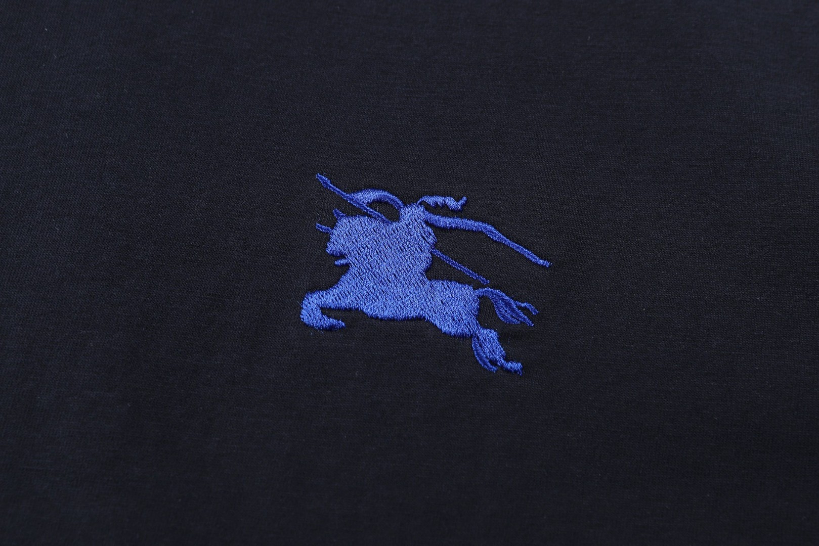 Burberry 巴宝莉  蓝马刺绣圆领T恤 短袖 夏季 白色 黑色 A0 80882951