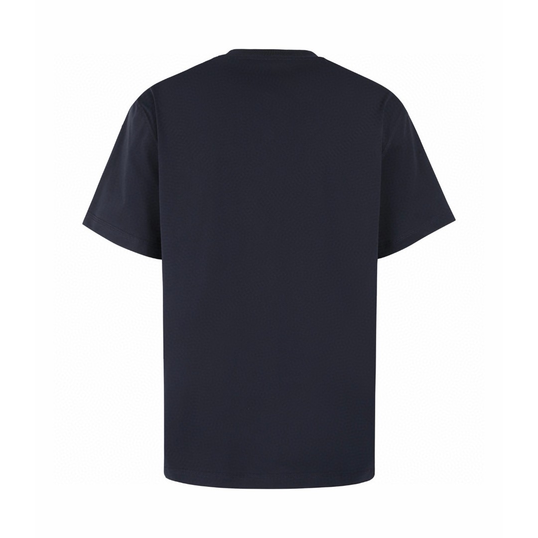 Burberry 巴宝莉  蓝马刺绣圆领T恤 短袖 夏季 白色 黑色 A0 80882951