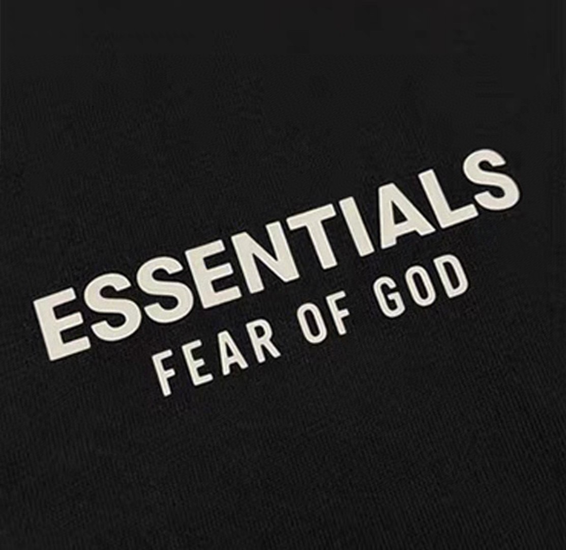 Fear of God Essentials HOLIDAY系列 字母印花圆领短袖 T恤 男女同款 夏款 浅雾灰 陨石黑 深雾灰