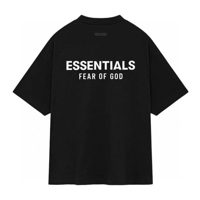 Fear of God Essentials HOLIDAY系列 字母印花圆领短袖 T恤 男女同款 夏款 浅雾灰 陨石黑 深雾灰