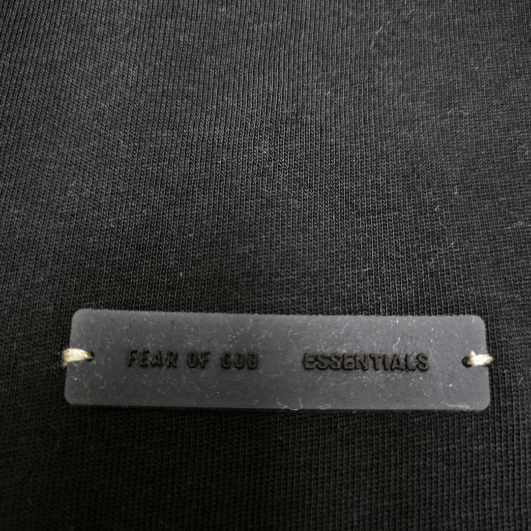 Fear of God Essentials 拉丝银硅胶字母印花圆领短袖 T恤 男女同款 夏款 黑色 燕麦色 希瑟灰