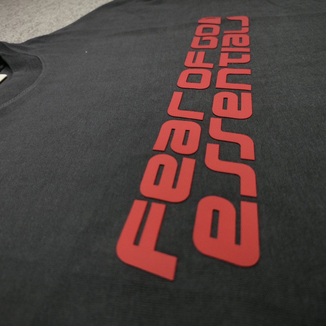 Fear of God Essentials 硅胶字母印花圆领短袖 T恤 男女同款 夏款 铁莫灰 复古黑 烟雾灰