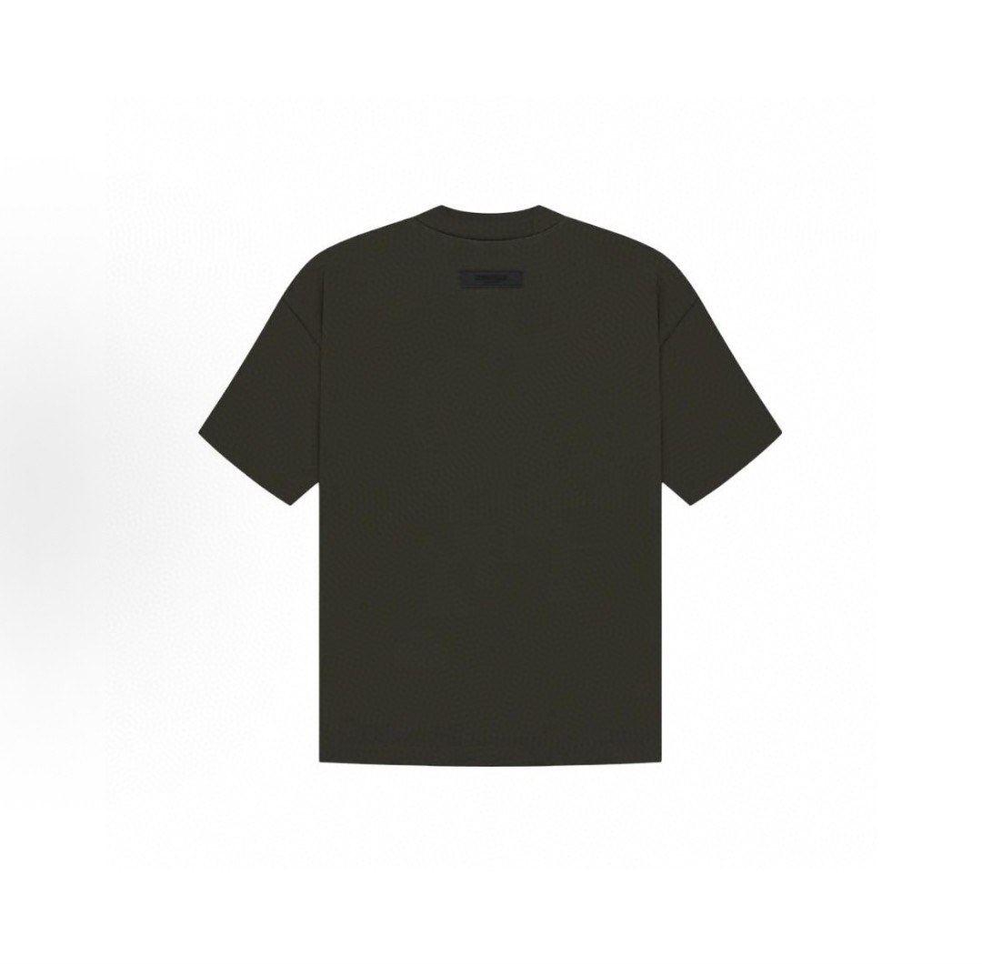 Fear of God Essentials 胸口硅胶字母印花圆领短袖 T恤 男女同款 夏款 雾霾蓝 梅紫色 海豹灰 淡黑色