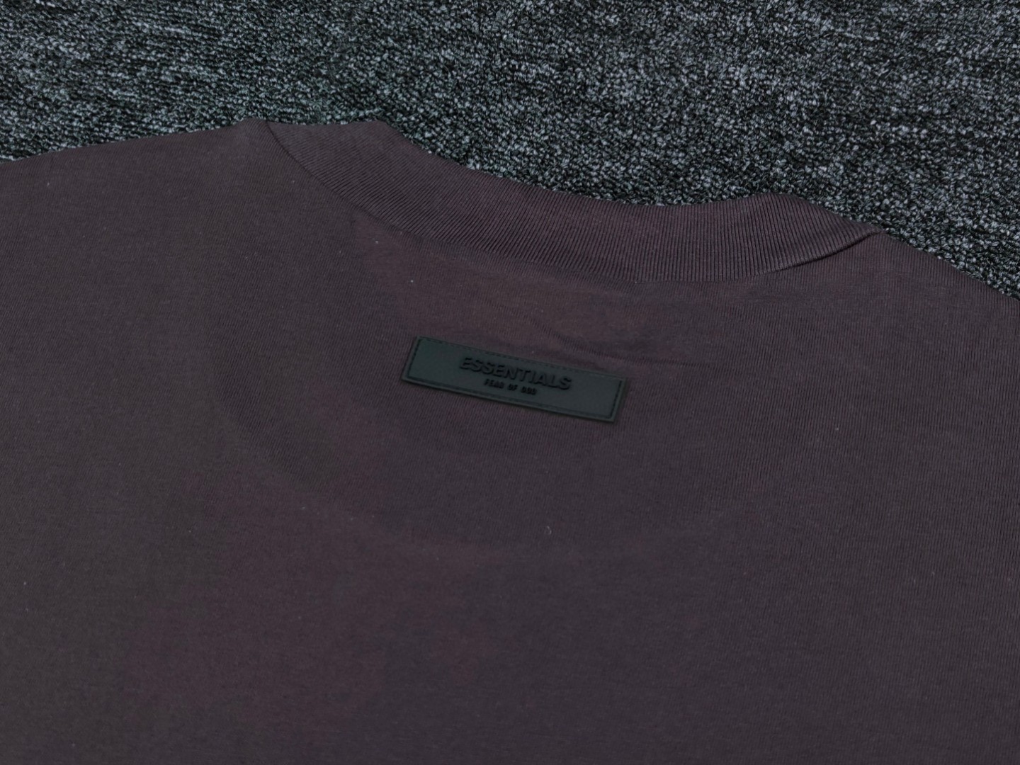 Fear of God Essentials 胸口硅胶字母印花圆领短袖 T恤 男女同款 夏款 雾霾蓝 梅紫色 海豹灰 淡黑色