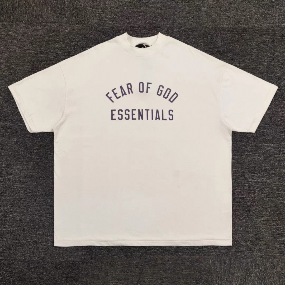 Fear of God Essentials BACK TO SCHOOL系列 字母印花圆领短袖 T恤 男女同款 夏款 曜石黑 橄榄绿 常青绿 燕麦灰 象牙白