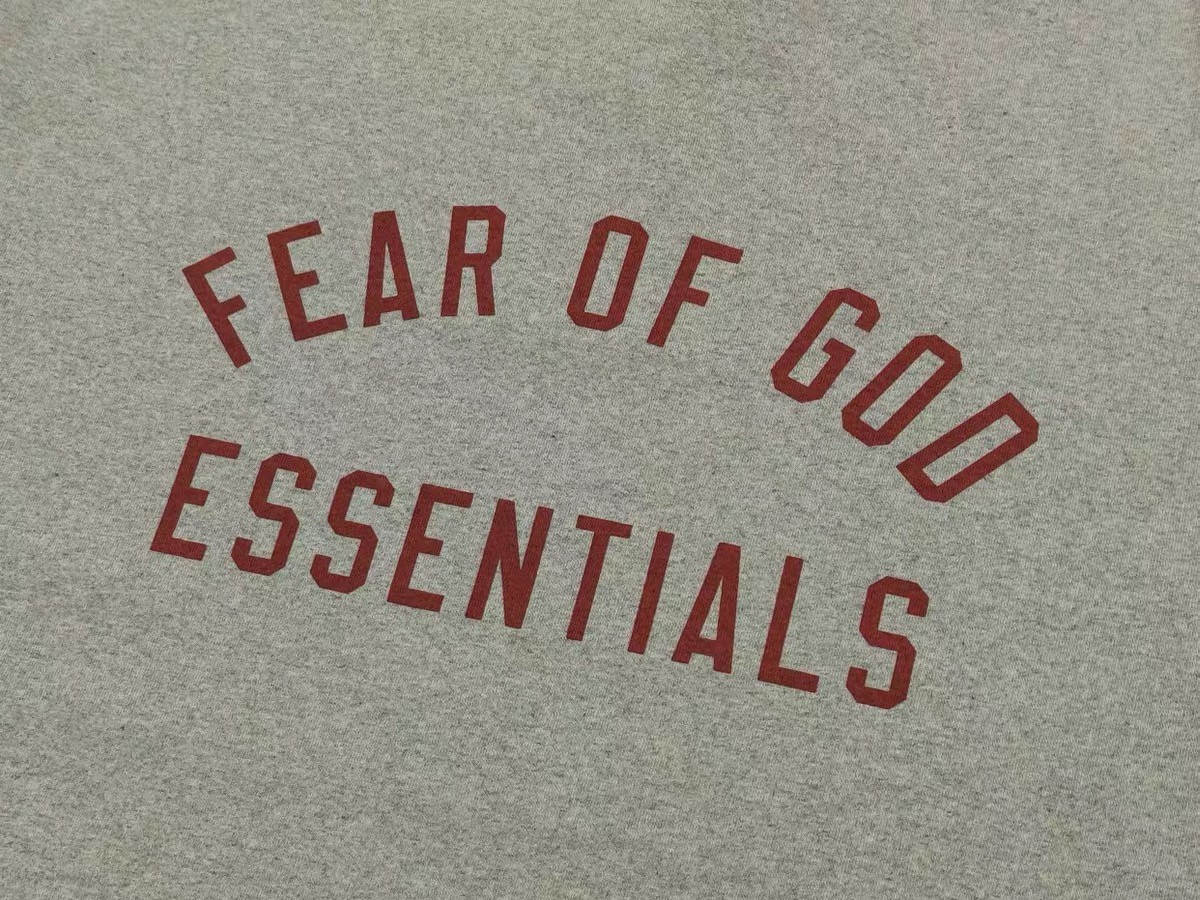 Fear of God Essentials BACK TO SCHOOL系列 字母印花圆领短袖 T恤 男女同款 夏款 曜石黑 橄榄绿 常青绿 燕麦灰 象牙白