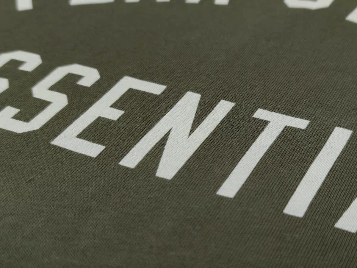 Fear of God Essentials BACK TO SCHOOL系列 字母印花圆领短袖 T恤 男女同款 夏款 曜石黑 橄榄绿 常青绿 燕麦灰 象牙白
