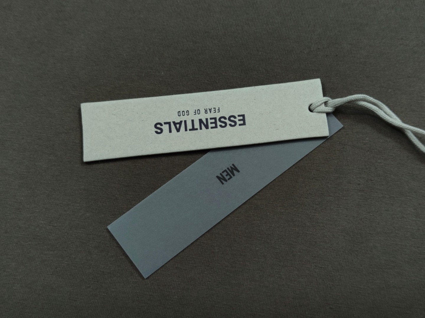 Fear of God Essentials 双排植绒字母印花圆领短袖 T恤 男女同款 夏款 珊瑚红 烟丝色 黑棕色 蛋壳白 烟灰色