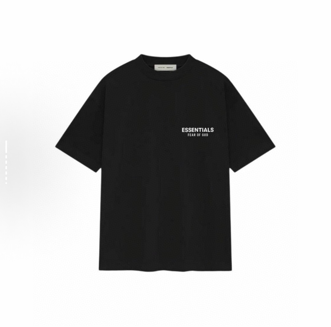 Fear of God Essentials ALWAYS ON系列 硅胶字母印花圆领短袖 T恤 男女同款 夏款 亮白色 亚瑟灰 玄青黑