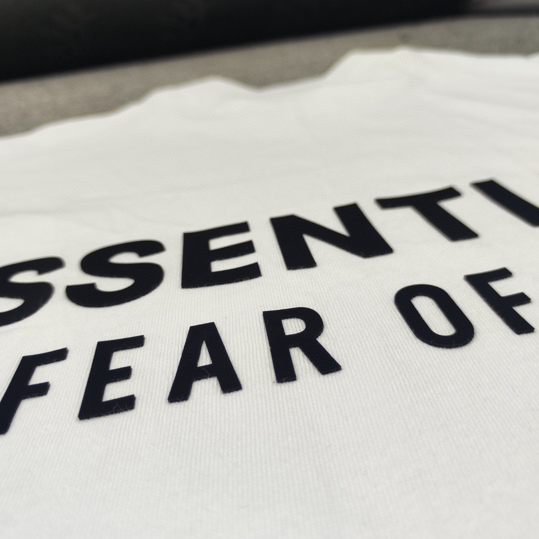 Fear of God Essentials ALWAYS ON系列 硅胶字母印花圆领短袖 T恤 男女同款 夏款 亮白色 亚瑟灰 玄青黑