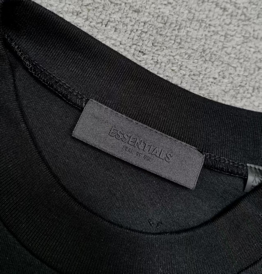 Fear of God Essentials HOLIDAY系列 字母印花圆领短袖 T恤 男女同款 夏款 黛海蓝 深雾灰 陨石黑