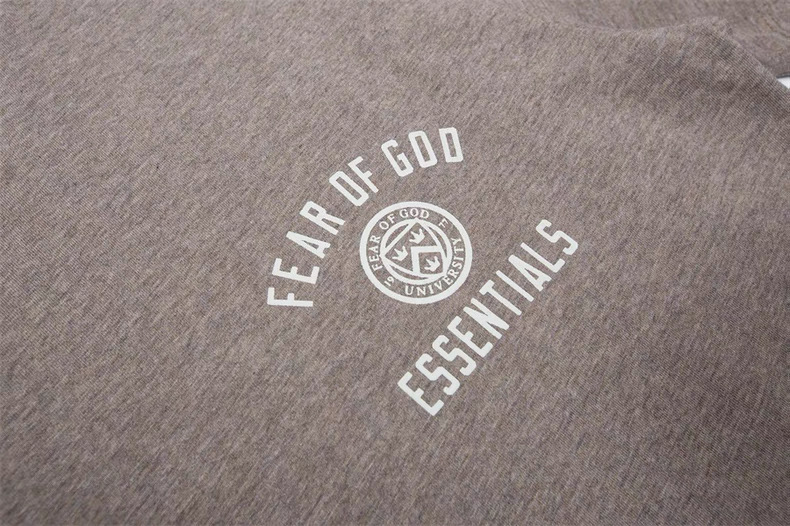 Fear of God Essentials HOLIDAY系列 字母印花圆领短袖 T恤 男女同款 夏款 黛海蓝 深雾灰 陨石黑