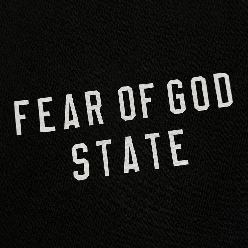 Fear of God Essentials HOLIDAY系列 字母印花圆领短袖 T恤 男女同款 夏款 曜石黑 幽兰紫