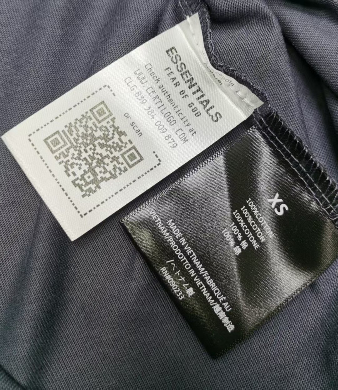 Fear of God Essentials HOLIDAY系列 字母印花圆领短袖 T恤 男女同款 夏款 黛海蓝 深雾灰 陨石黑