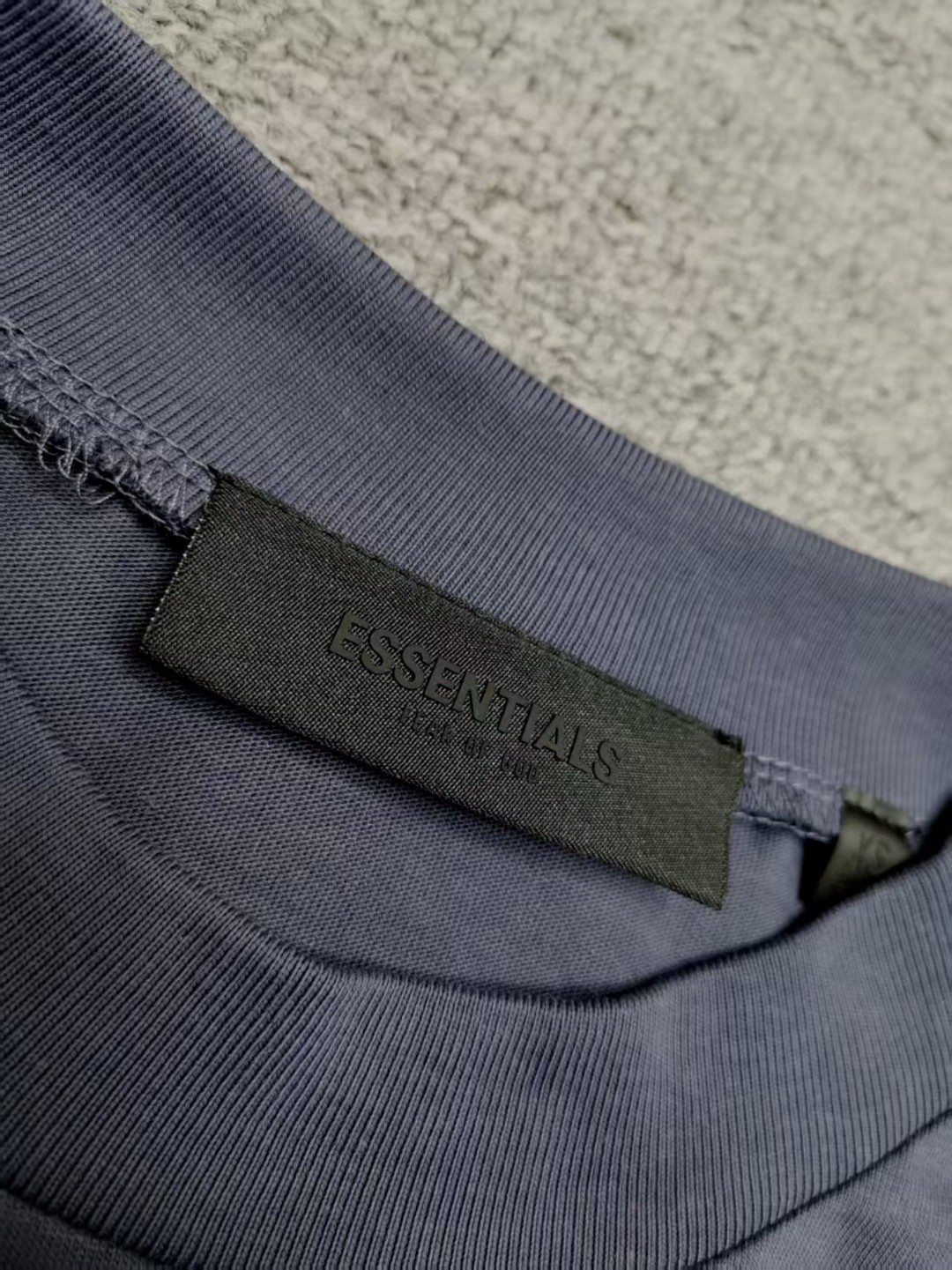 Fear of God Essentials HOLIDAY系列 字母印花圆领短袖 T恤 男女同款 夏款 黛海蓝 深雾灰 陨石黑