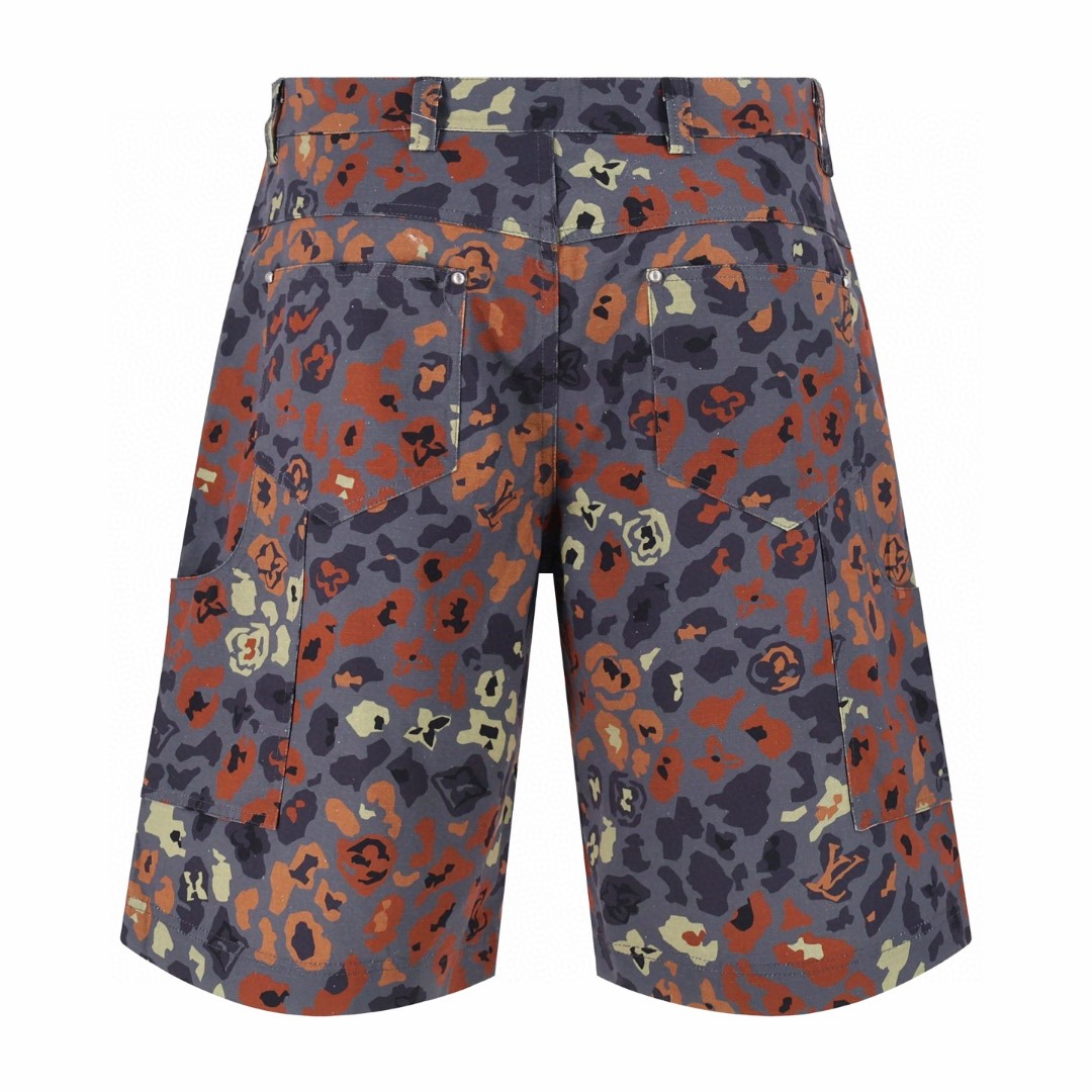 LOUIS VUITTON Nigo联名款印花短裤 五分裤 裤子 B0 1AIME7