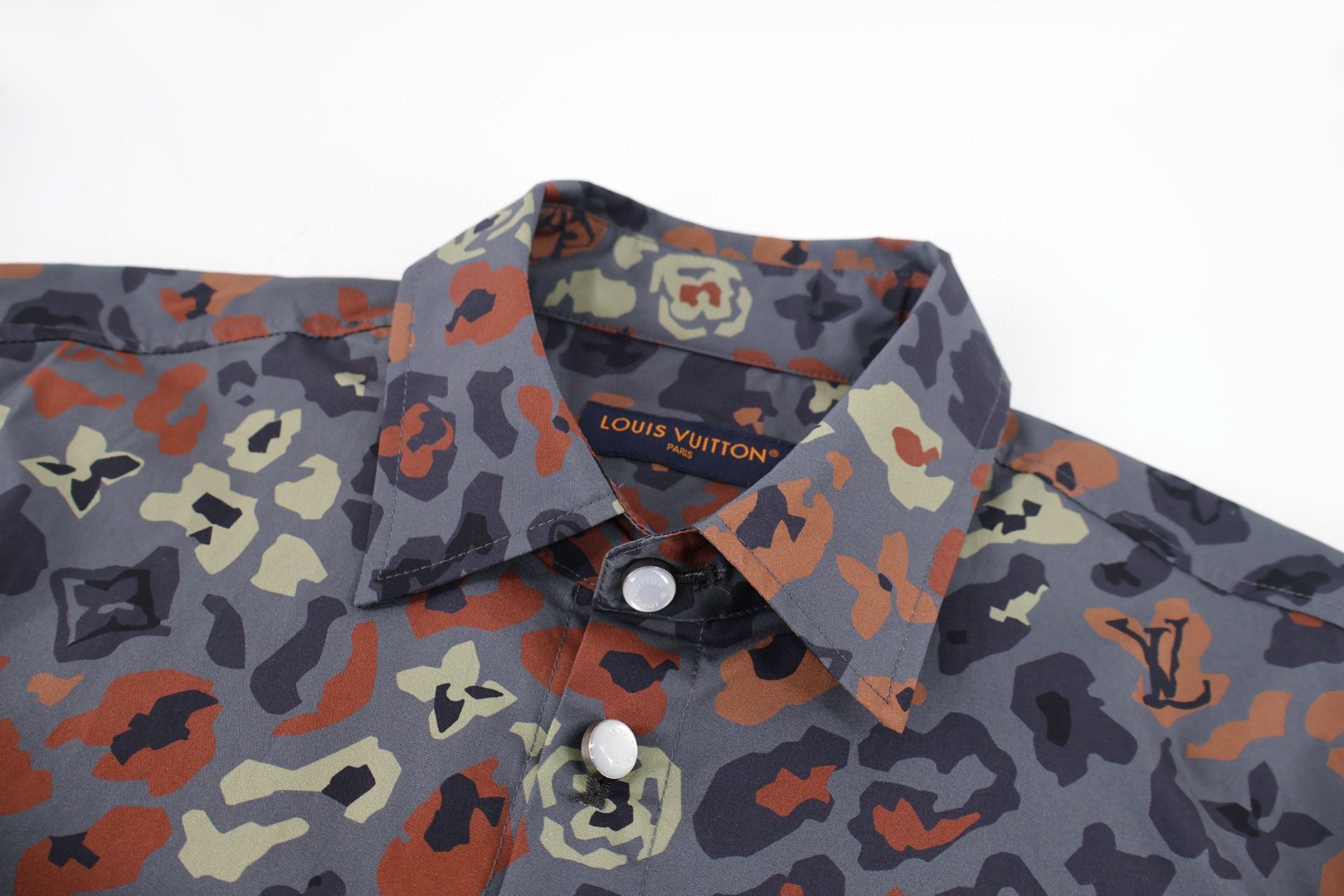 LOUIS VUITTON 路易威登 LV Nigo 联名款 印花工装衬衫 短袖 B0 1AIMGR