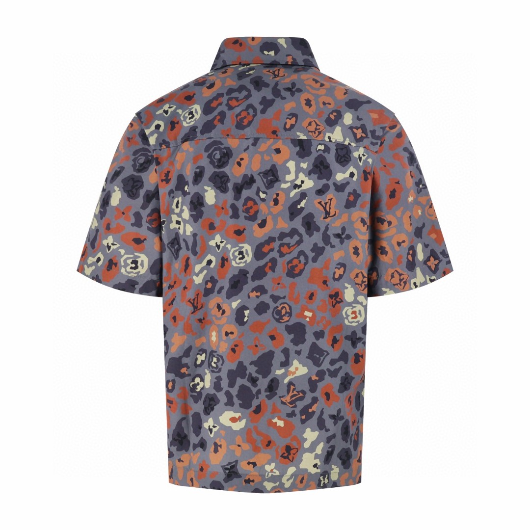 LOUIS VUITTON 路易威登 LV Nigo 联名款 印花工装衬衫 短袖 B0 1AIMGR