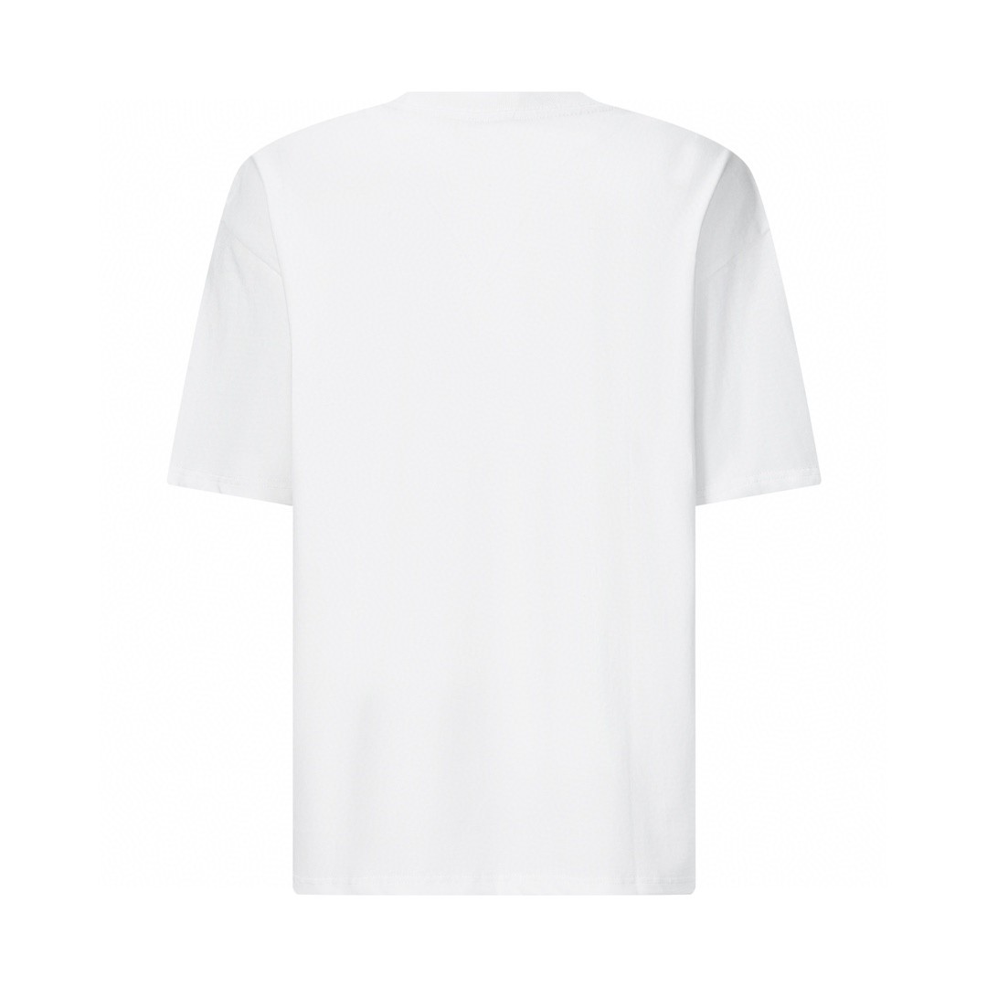 DIOR 迪奥 铭牌刺绣圆领短袖 T恤 夏季 白色 黑色 A0 343J696C0554-C088