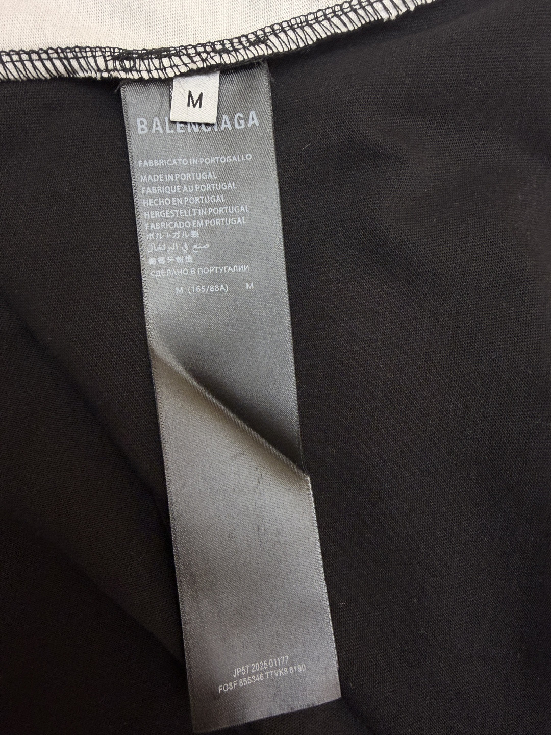 Balenciaga 巴黎世家 NBA联名款 刺绣长袖T恤 黑色 B0 864877TTVW21060