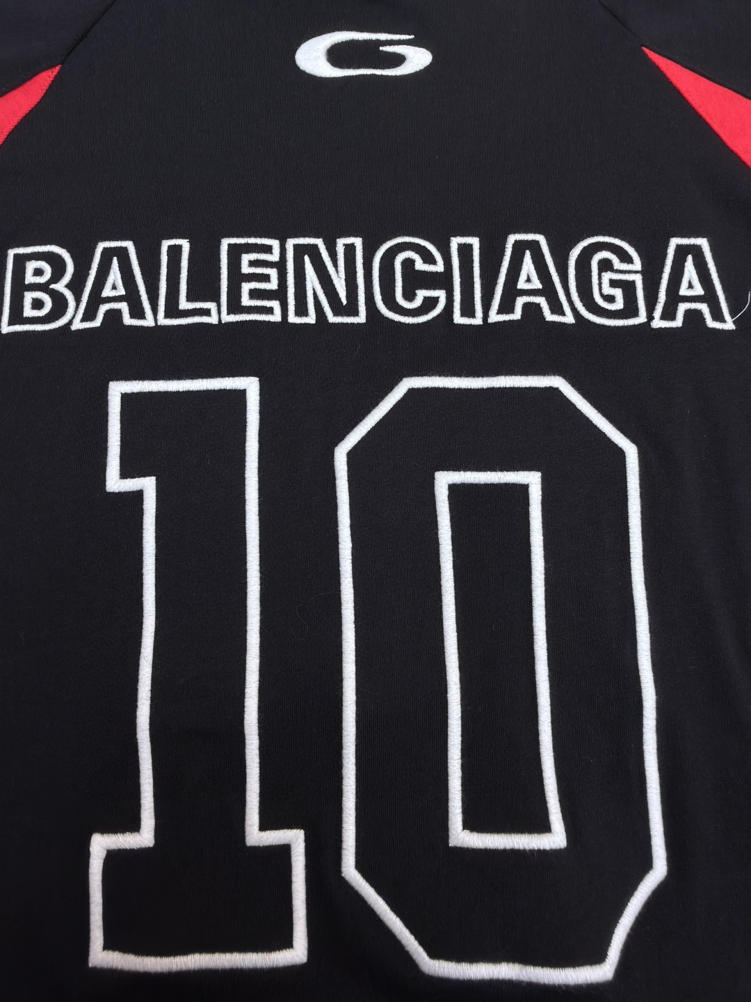 Balenciaga 巴黎世家 NBA联名款 刺绣长袖T恤 黑色 B0 864877TTVW21060