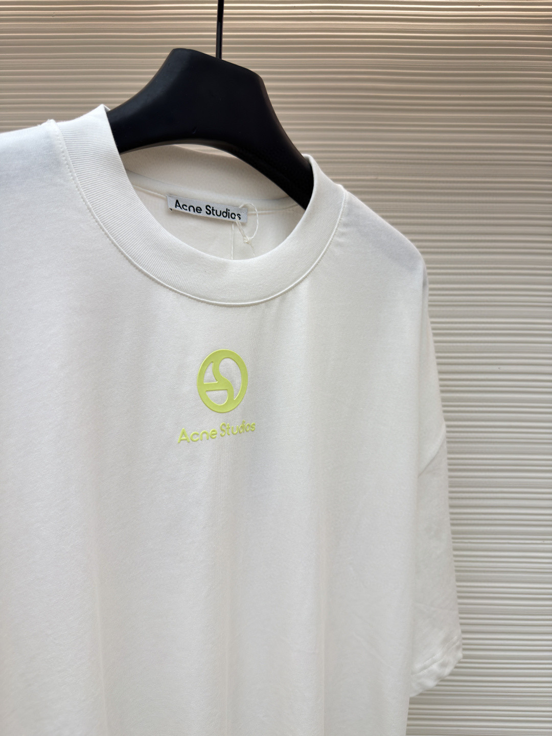 Acne Studios 徽标圆领T恤 短袖 白色 灰色 A0 CL0399-183