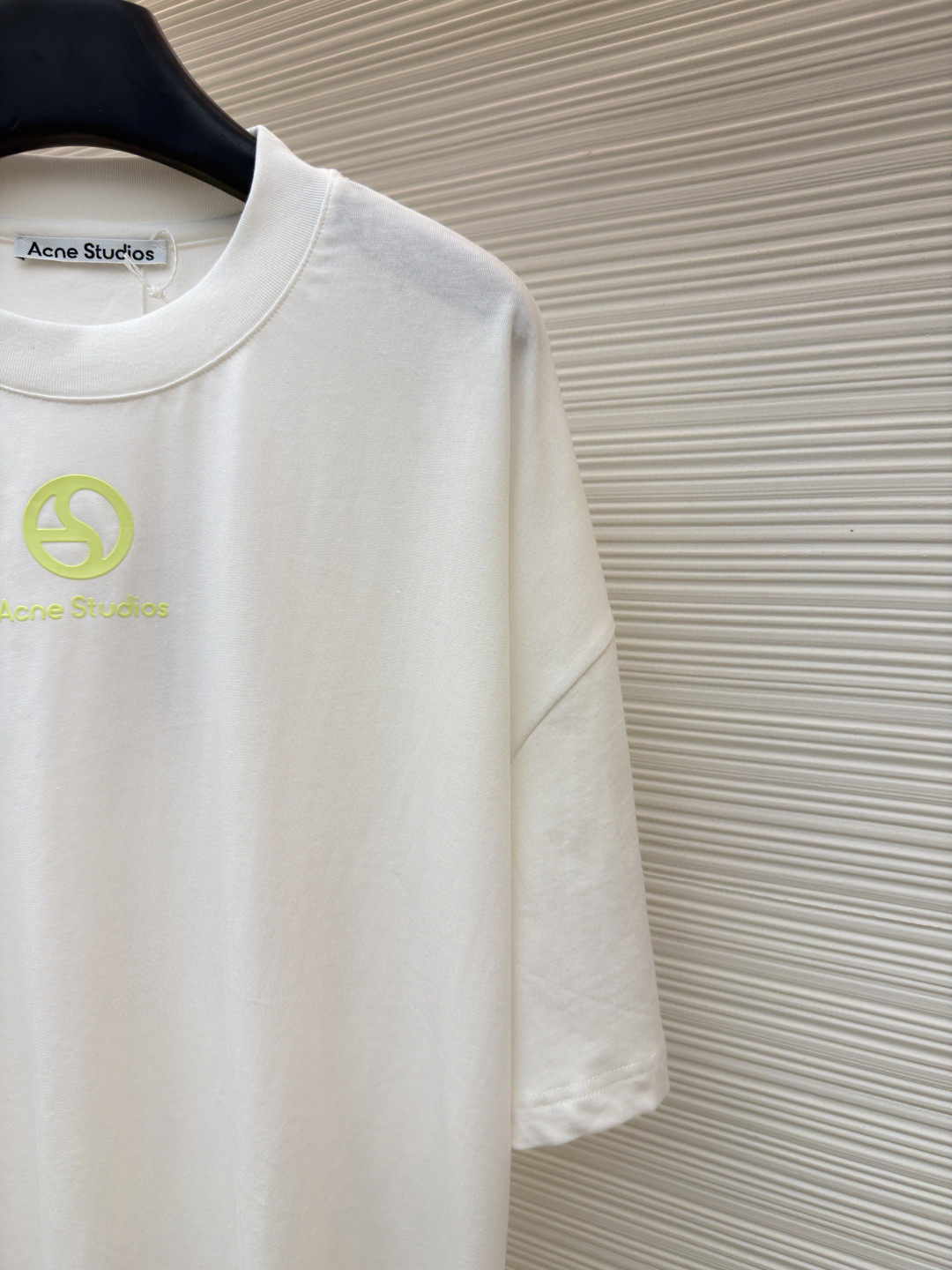 Acne Studios 徽标圆领T恤 短袖 白色 灰色 A0 CL0399-183