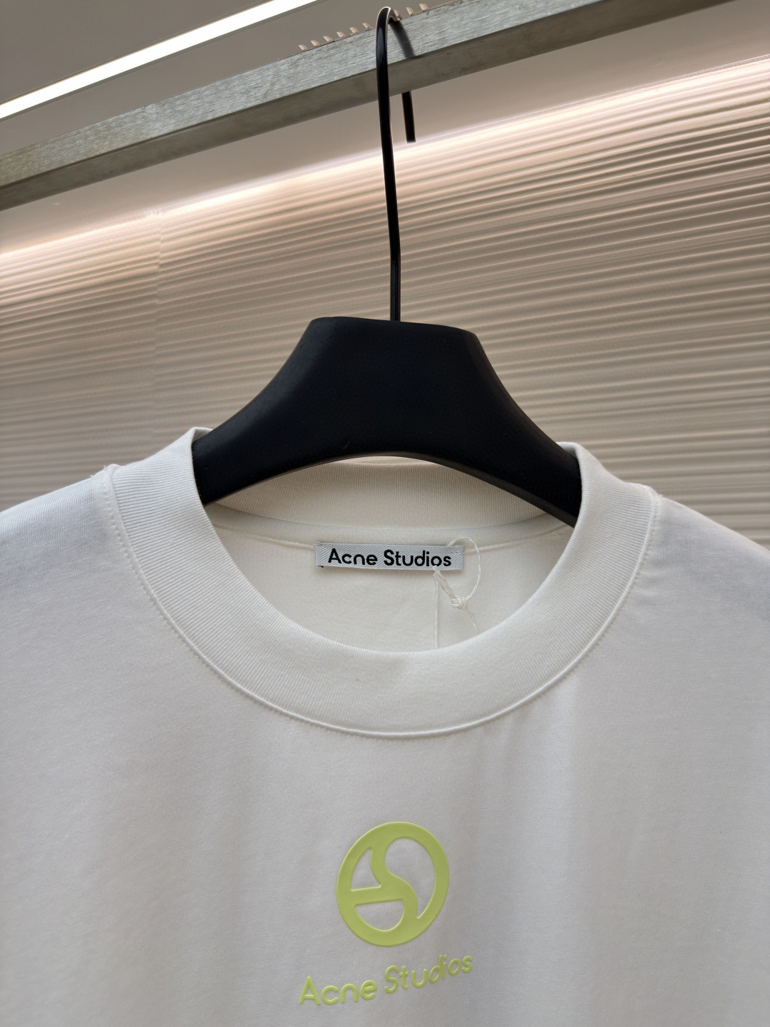 Acne Studios 徽标圆领T恤 短袖 白色 灰色 A0 CL0399-183