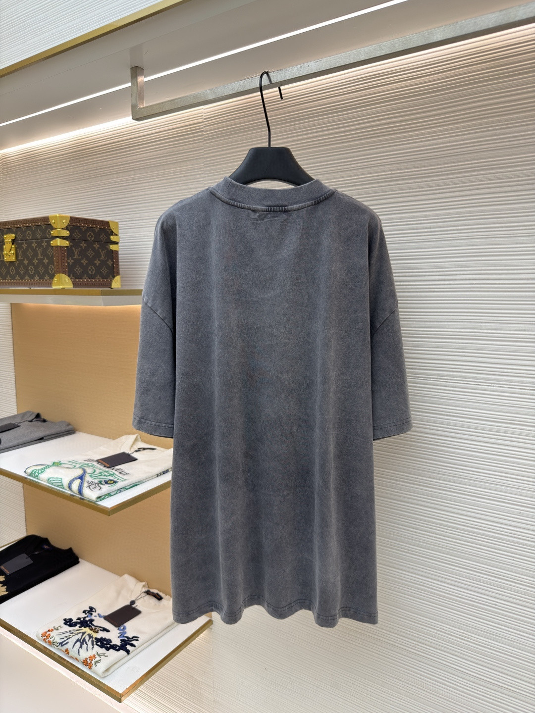 Acne Studios 徽标圆领T恤 短袖 白色 灰色 A0 CL0399-183