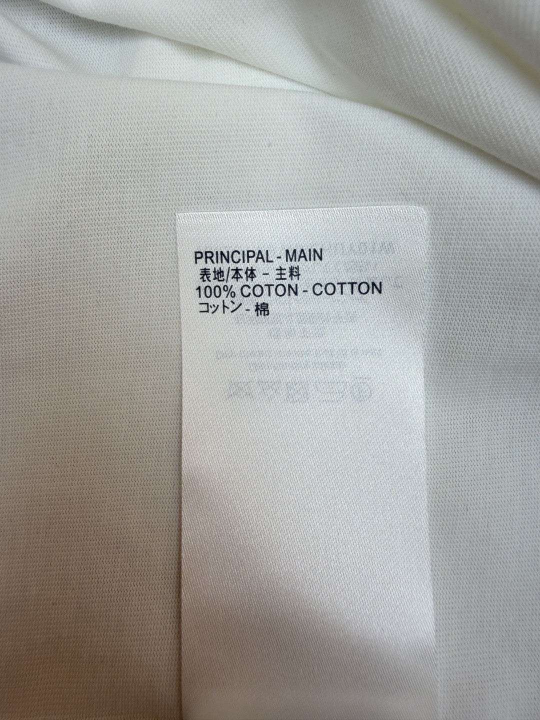 LOUIS VUITTON 路易威登 LV 植绒印花暗纹圆领T恤 短袖 白色 黑色 A0 