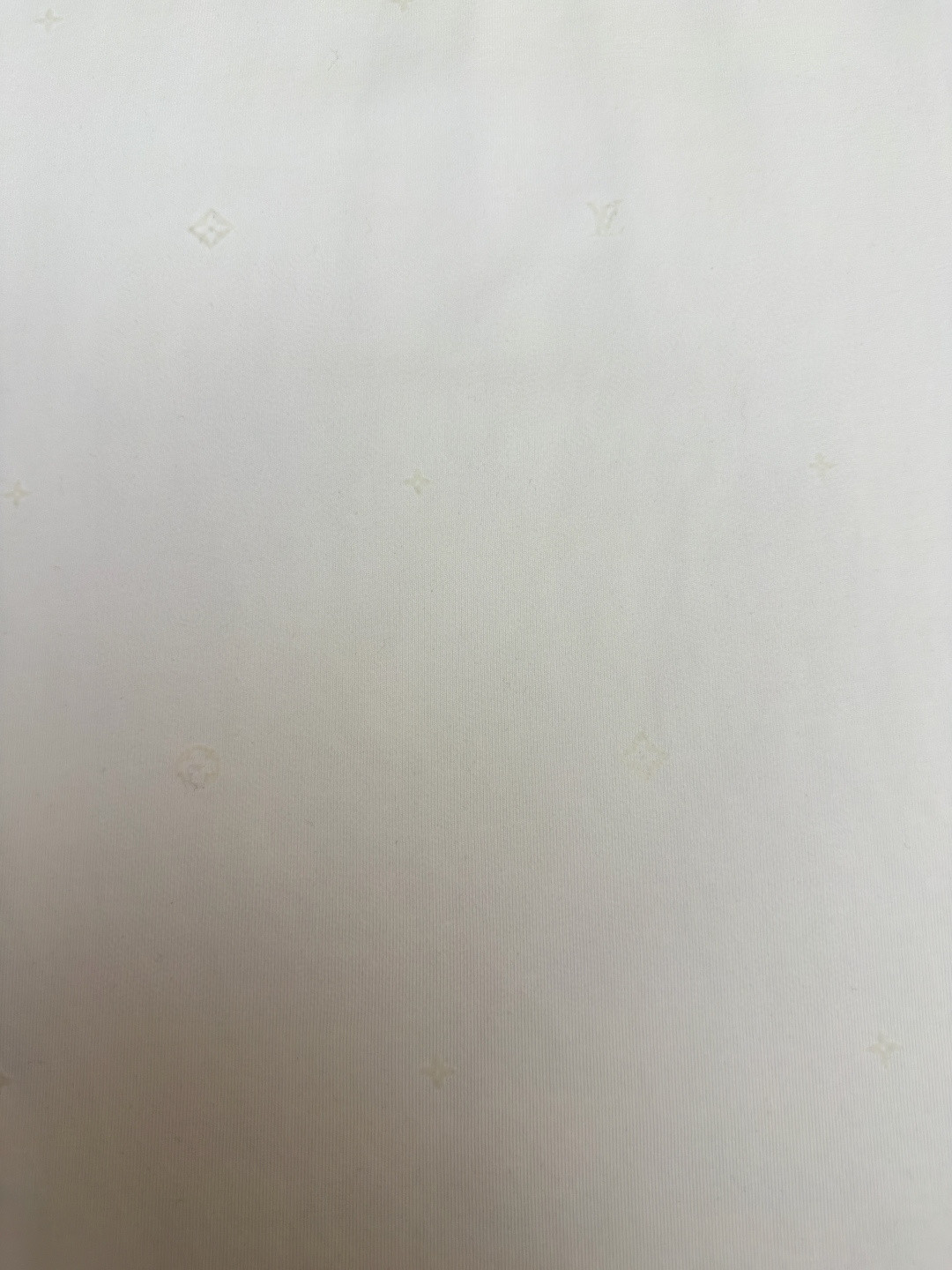 LOUIS VUITTON 路易威登 LV 植绒印花暗纹圆领T恤 短袖 白色 黑色 A0 