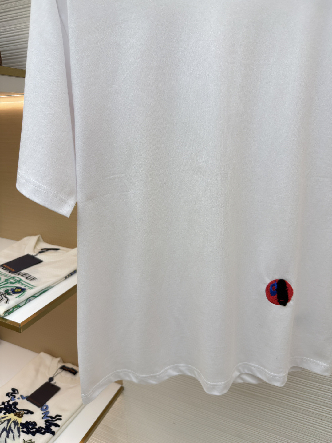 Bottega Veneta 脸谱印花圆领短袖 T恤 夏款 白色 黑色 A0 