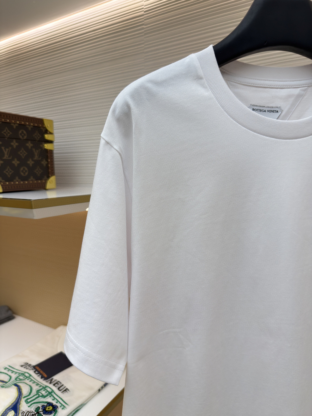 Bottega Veneta 脸谱印花圆领短袖 T恤 夏款 白色 黑色 A0 