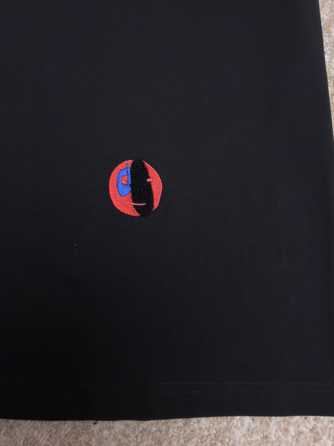 Bottega Veneta 脸谱印花圆领短袖 T恤 夏款 白色 黑色 A0 