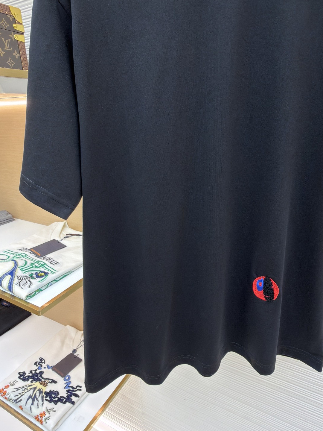 Bottega Veneta 脸谱印花圆领短袖 T恤 夏款 白色 黑色 A0 