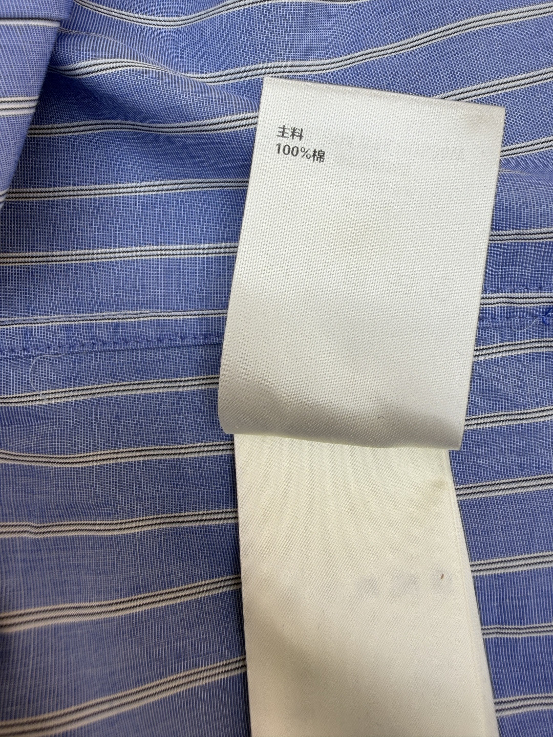 LOUIS VUITTON 路易威登 LV 条纹提花印花短袖衬衫 夏季 蓝色 A5 1AJURI