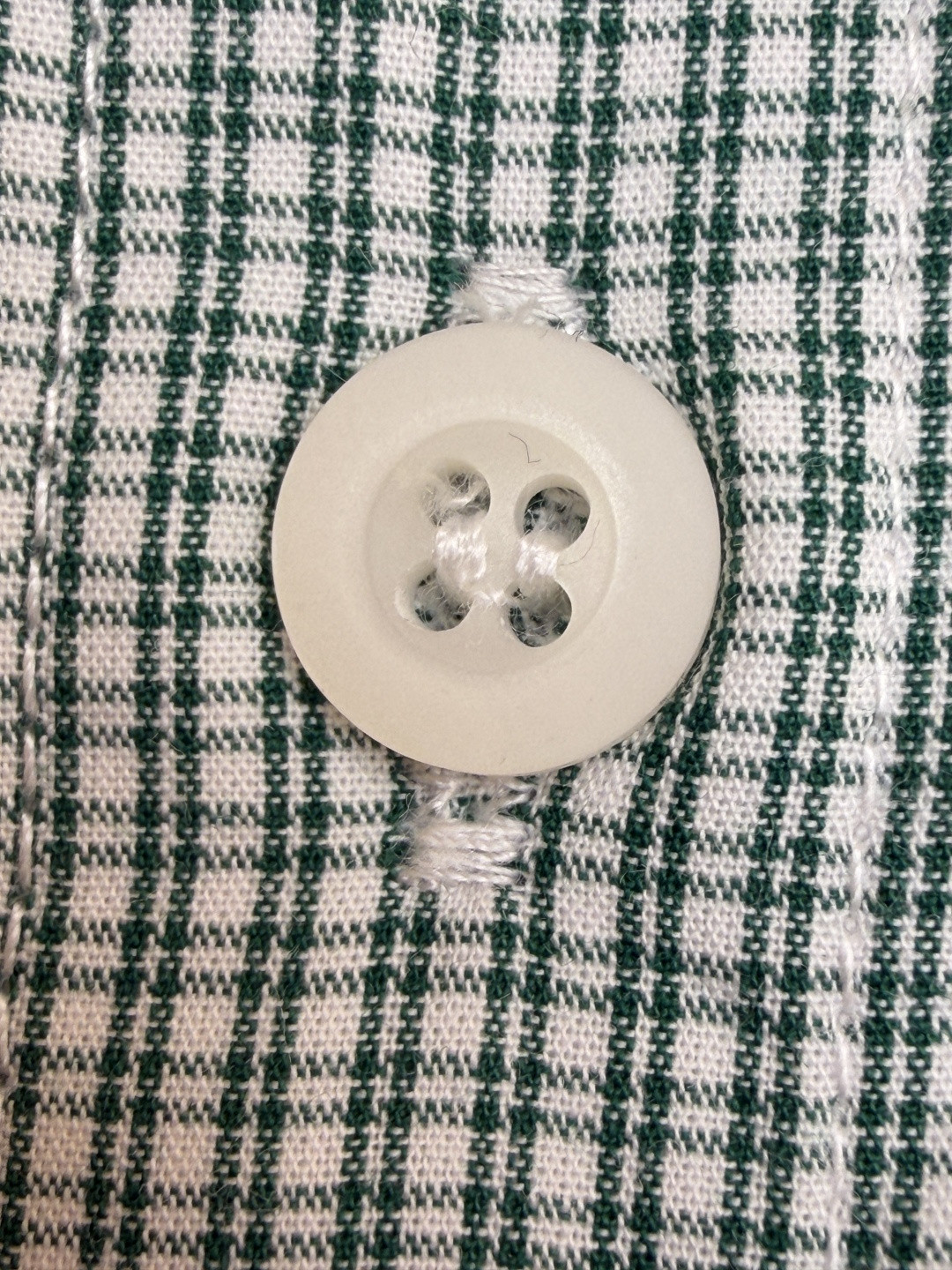 MIU MIU 缪缪 Automne系列 单排扣格纹衬衫 外套 长袖 绿色 A7 MK1842-1805-F077U-S-OOO