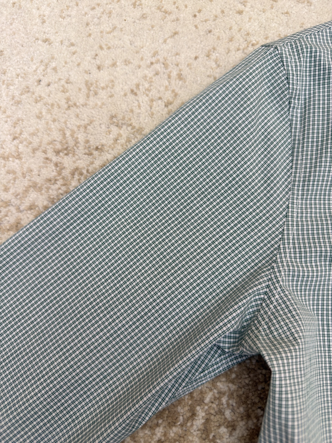 MIU MIU 缪缪 Automne系列 单排扣格纹衬衫 外套 长袖 绿色 A7 MK1842-1805-F077U-S-OOO