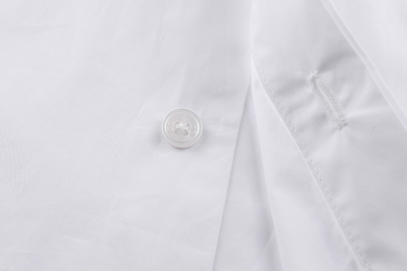 DIOR 迪奥 刺绣logo翻领衬衫 外套 长袖 白色 A5