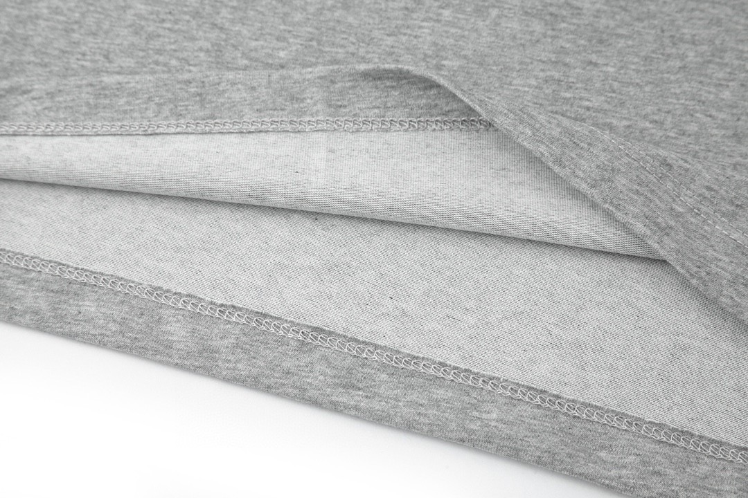 Loewe 罗意威 植绒绣花logo圆领短袖 T恤 灰色 A0 H616Y22X67-1440