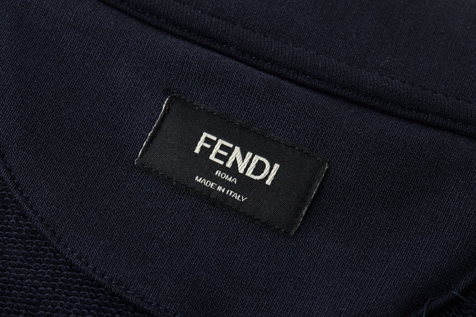 FENDI 芬迪 刺绣手绘标识连帽卫衣 长袖 外套 蓝色 B0 FY1143AYZ8F0PTH