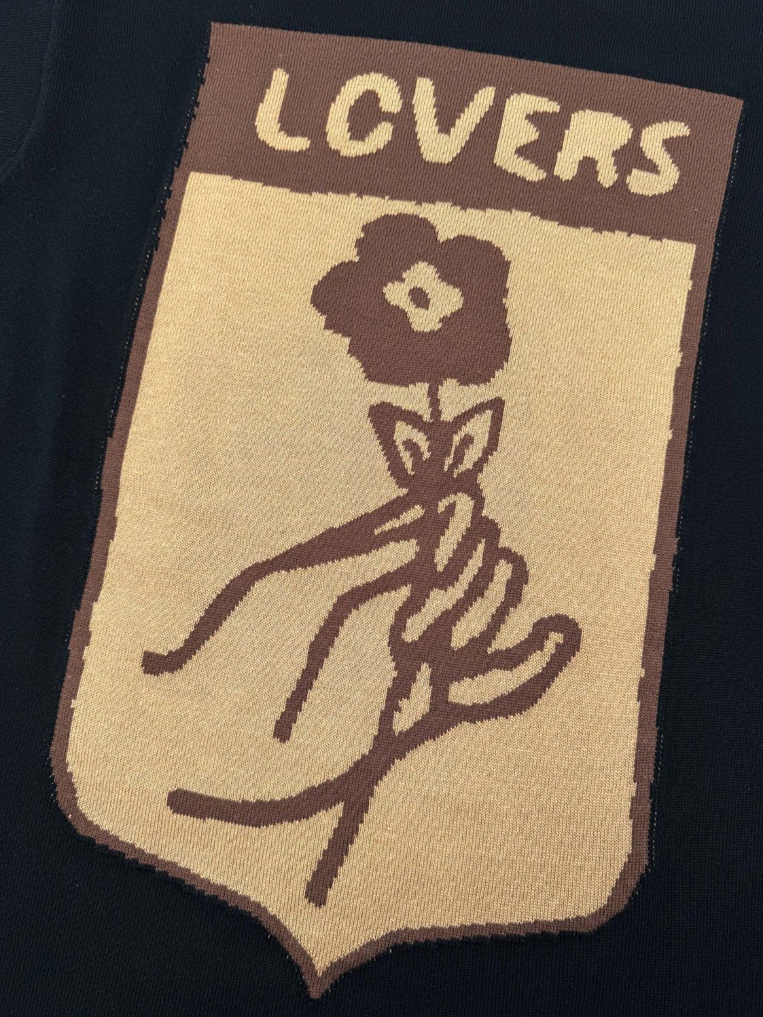 LOUIS VUITTON 路易威登 硬箱针织圆领短袖 T恤 白色 黑色 A5 1AJDWT