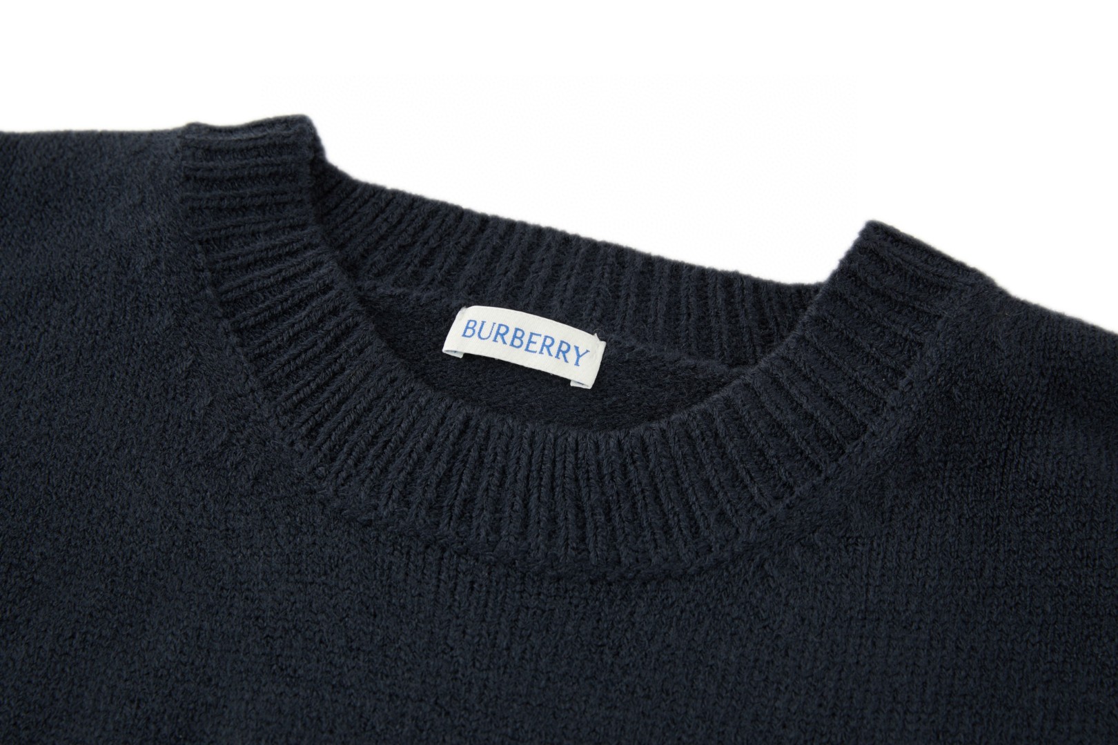 Burberry 巴宝莉 战马刺绣标识毛衣 长袖 外套 海军蓝 B0 81185971