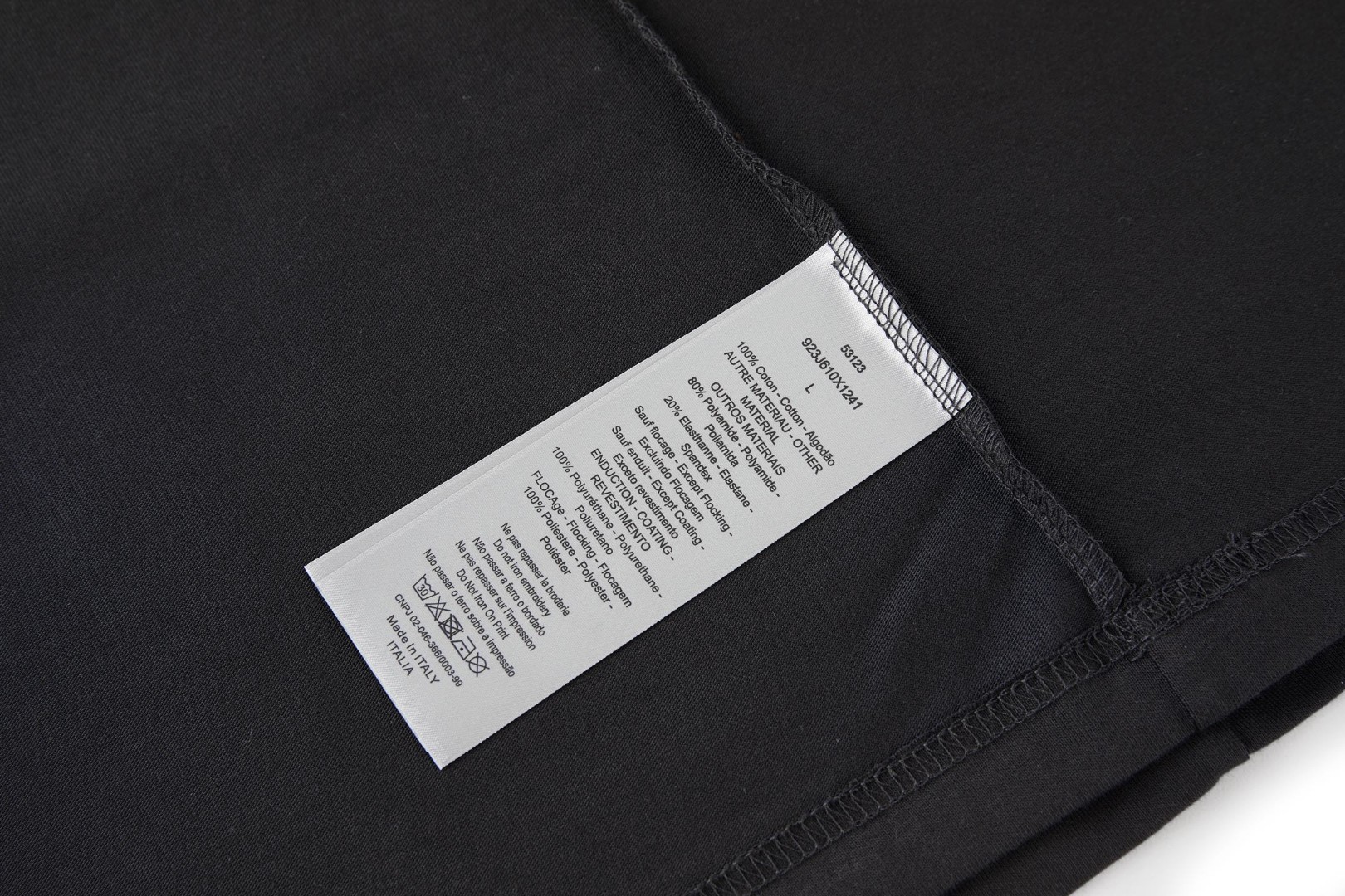 DIOR 迪奥 麻绳标识圆领短袖 T恤 夏季 白色 酒红色 黑色 A0 613J668A0677-C080